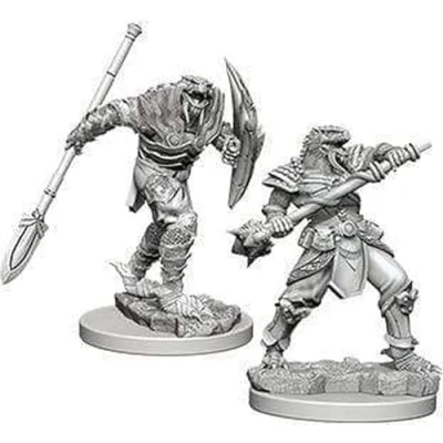 Afbeelding van D&amp;D Nolzur&#039;s Marvelous Miniatures Dragonborn Fighter Male (with Spear)