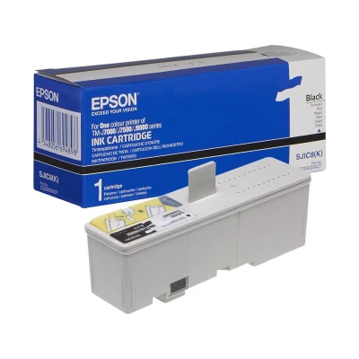 Afbeelding van Epson S020407 (SJIC8) Ribbon Zwart