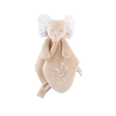 Afbeelding van Noukie&#039;s Knuffeldoekje Tidou Olifant Bali