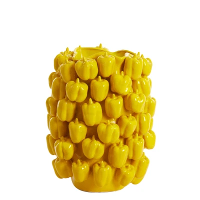 Afbeelding van Light &amp; Living Vaas BELLPEPPER 35x33x47cm Geel