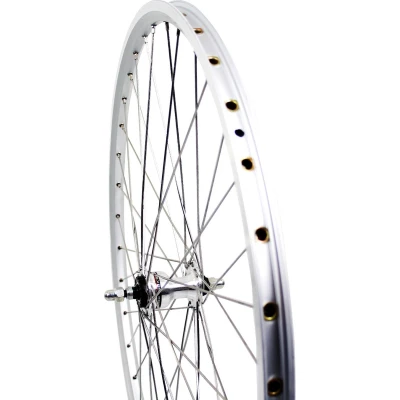 Afbeelding van Roland voorwiel 28 HB IM40 RB ZAC2000 zilver RVS spk