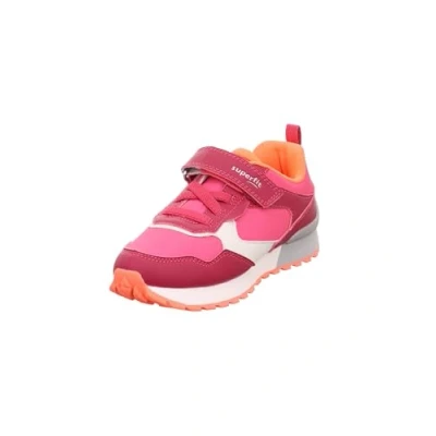 Afbeelding van Superfit DASH Sneakers laag voor kinderen, Maat: 40, Pink/orange Imitatieleer/ textiel