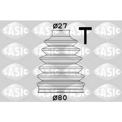Afbeelding van SASIC 1904050 Aandrijfashoes Vooras, Wielzijde Thermoplastic RENAULT: MEGANE 2 Coupe Cabriolet, 2, SCENIC