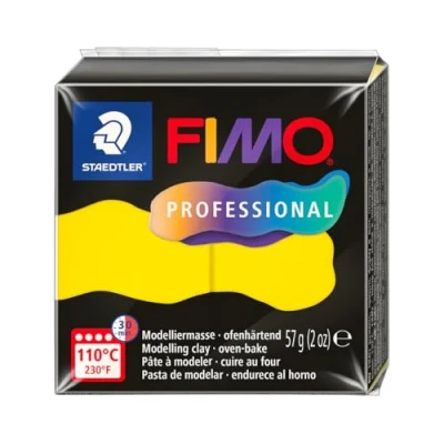 Afbeelding van STAEDTLER 8040 100 ST Fimo Prof boetseerklei, 57 g, standaard geel