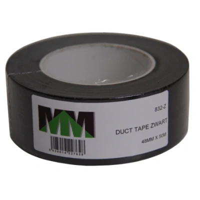 Afbeelding van Duct Tape zwart 50 meter x 5 cm