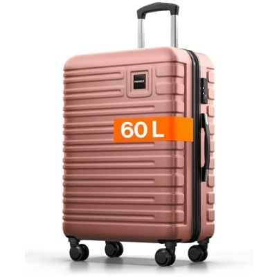 Afbeelding van Travely Bagage, Rozengoud., L Bovenwijdte: