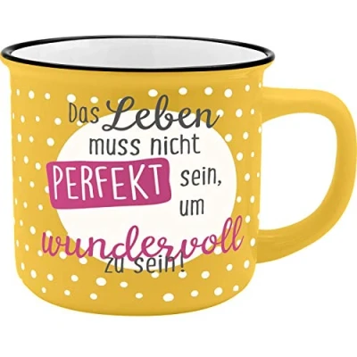 Afbeelding van Gruss und Co 45779 Tasse Lieblingsbecher, New Bone China Porzellan, 35 cl
