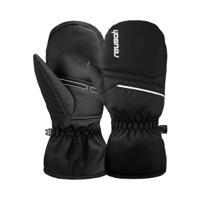 Afbeelding van Reusch Alan Wanten Junior White Black 4 (6 7 Jaar) Zwart Handschoenen &amp;