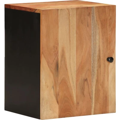 Afbeelding van Badkamerwandkast 38X33X48 Cm Massief Acaciahout