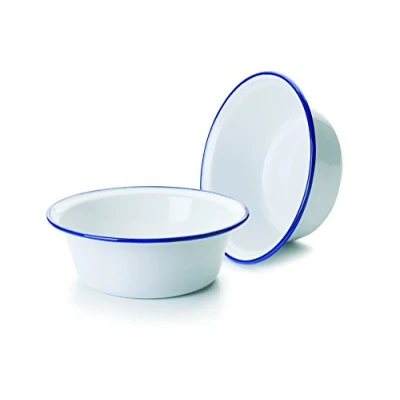 Afbeelding van IBILI 905116 kom, staal, wit, 16 cm