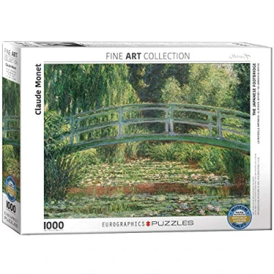 Afbeelding van Eurographics Puzzle Claude Monet Japanische BRÜCKE Puzzel voor kinderen, Maat: One Size, Multi coloured