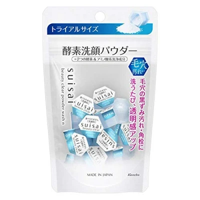 Afbeelding van Kanebo Suisai Beauty Gezichtsreiniger, poeder, transparant, 0,4 g, 15 stuks