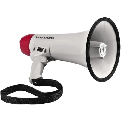 Afbeelding van Monacor Megafoon TM 11, 15 Watt Max, Met Draagriem