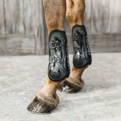 Afbeelding van Kentucky Peesbeschermers Bamboo Elastic Zwart S