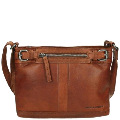 Afbeelding van Spikes &amp; Sparrow Crossbodytassen Arkansas cognac