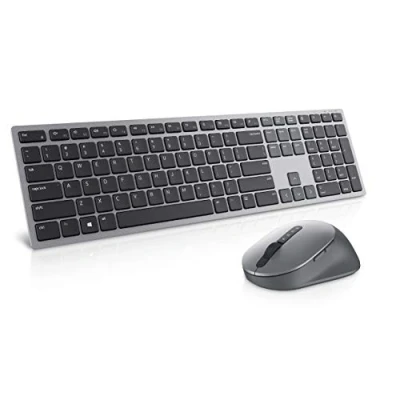 Afbeelding van Dell Premier draadloos multidevice toetsenbord en muis KM7321W Frans (AZERTY), zwart