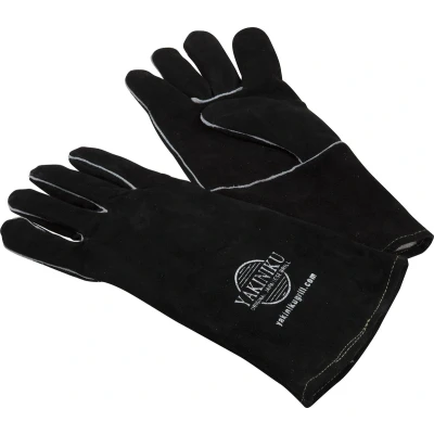 Afbeelding van YAKINIKU BBQ Handschoenen Leer Hittebestendig Accessoires Ovenhandschoenen
