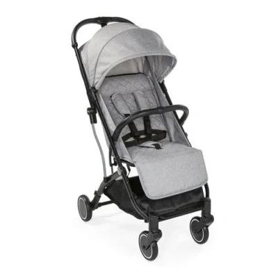 Image de Poussette Chicco Trolley Me 5.07987E+12 Métal 5 Points Harnais Ultra Légère Pliable et Inclinable Unisex Gris Clair