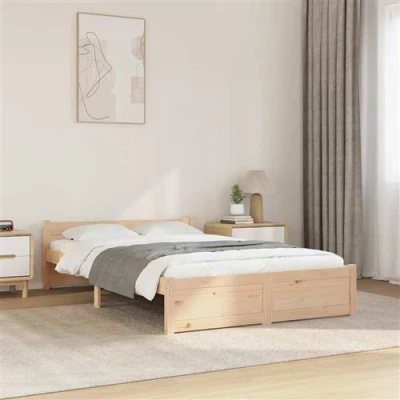 Afbeelding van Bedframe massief hout 120x200 cm