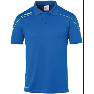 Afbeelding van Uhlsport Stream 22 Polo Heren Royal / Geel Maat: 3XL