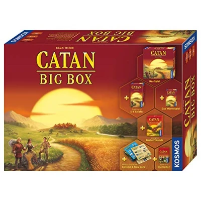 Afbeelding van Kosmos 693152, Catan Big Box, Bordspel, Duitstalig, Tan