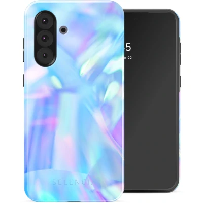 Afbeelding van Selencia Hoesje Geschikt voor Samsung Galaxy A56 / A36 Vivid Backcover Holographic Blue Dream