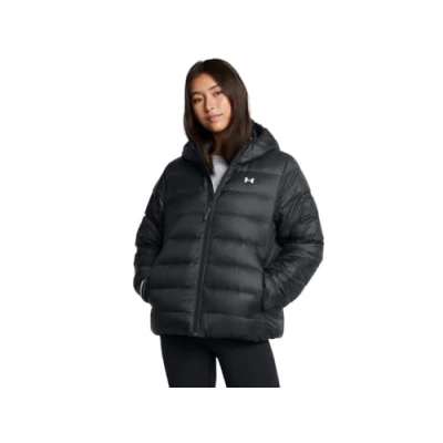 Afbeelding van Under Armour Legend Uniseks jas met capuchon voor volwassenen, zwart.