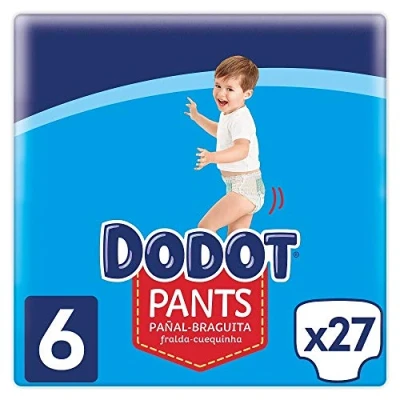Afbeelding van Wegwerpluiers Dodot Pants 15+ kg Maat 6 27 Stuks