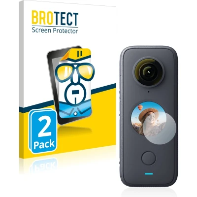 Afbeelding van BROTECT Screenprotector voor Insta360 One X2 Folie Beschermfolie transparant (2 Stuks)