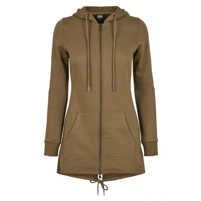 Afbeelding van Urban Classics Parka Sweater met rits, Dames, Maat: Small, Summerolive