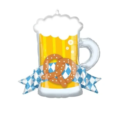 Afbeelding van AMSCAN Aluminium ballon bierfeest 66 cm