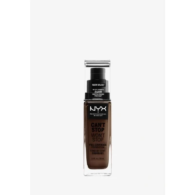 Afbeelding van Nyx Professional Makeup CAN&#039;T STOP WON&#039;T Foundation Foundation, Dames, Maat: 30 ml, 22.5 warm walnut