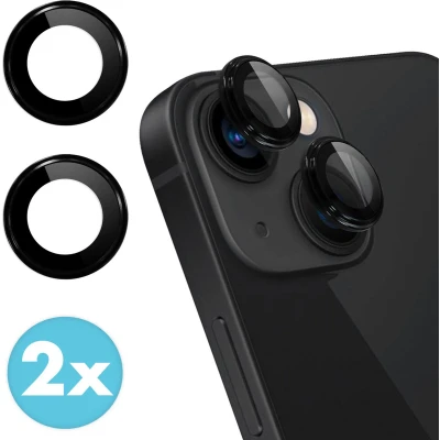 Afbeelding van iMoshion Screenprotector Geschikt voor iPhone 13 2 Pack Camera lens protector