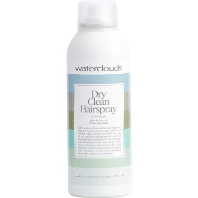 Afbeelding van Waterclouds Dark Dry Clean Hairspray 200ml Haibu by Kapperskorting.com