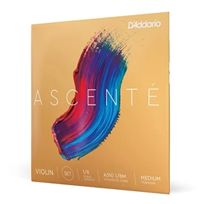 Image de D&#039;Addario A310 1/8M Jeu de cordes violon 1/8 Ascenté, Medium