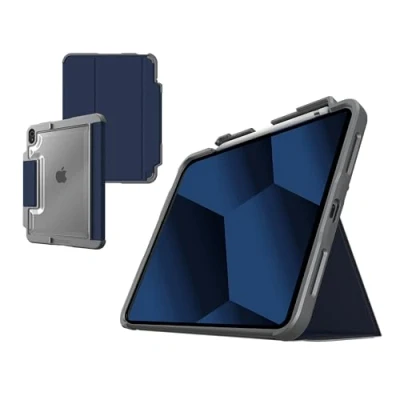Afbeelding van STM Goods Dux Plus Book cover Blauw, Transparant Tabletcover