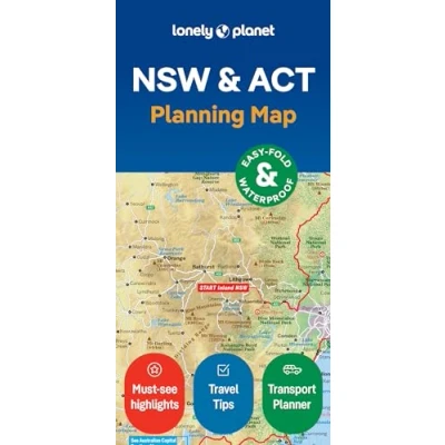 Afbeelding van Map Lonely Planet New South Wales &amp; ACT Planning