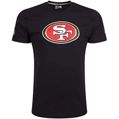 Afbeelding van New Era NFL SAN Francisco 49ers Team Logo Tee, zwart.