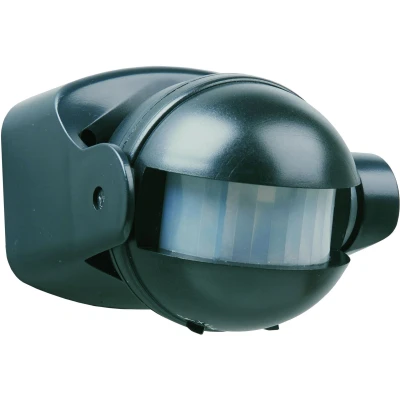 Afbeelding van Smartwares 10.017.11 PIR bewegingsmelder Opbouw (op muur) 180 Zwart IP44