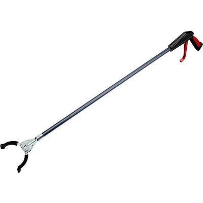 Afbeelding van Flora Papierpakker Met Pistoolgreep 105 CM Afvalgrijper Aluminium 330 Gram kunststof bek Geschikt voor Binnen en Buiten gebruik