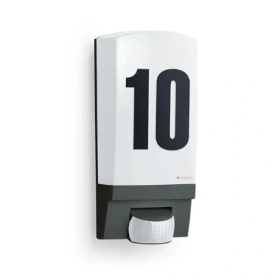 Image de STEINEL L 1 SCHWARZ APPLIQUE EXTÉRIEURE EN PLASTIQUE BLANC