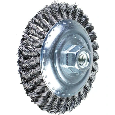 Afbeelding van PFERD 43317001 Schijfborstel getordeerd KBG Ø 125 x 15 mm M14 staaldraad 0,50 voor haakse slijpers 1 stuk(s)
