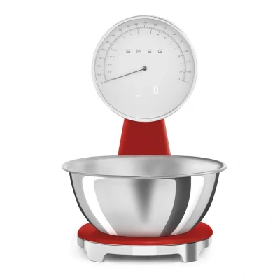 Afbeelding van Smeg Ksf01rdww Keukenweegschaal Analoog/digitaal Rood