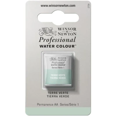 Afbeelding van Winsor &amp; Newton Professionele aquarelverf Aquarelverf, hoge helderheid, lichtecht, archiefkwaliteit, halve emmer,, natuurlijk groene aarde