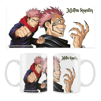 Afbeelding van Sakami Merchandise Jujutsu Kaisen Ceramic Mok / Beker Yuji &amp; Sukuna Cups Bekers