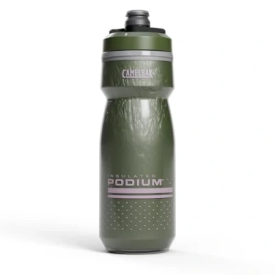 Afbeelding van CamelBak Podium Chill Geïsoleerde waterfles voor fiets, 621 ml, gemakkelijk in te drukken, past de meeste fietskooien, diepe varen
