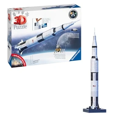 Afbeelding van Ravensburger 3D Puzzel Apollo Saturn V Raket 440 Stukjes