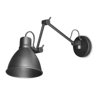 Afbeelding van LoooX Light collection wandlamp 2 armig verstelbaar mat zwart