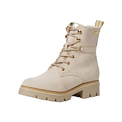 Afbeelding van Tamaris Veterboots, Dames, Maat: 37, Antelope Veloursleer