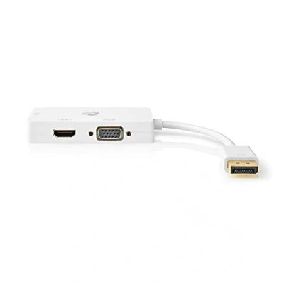 Afbeelding van Nedis DisplayPort Adapter CCGB37366WT02 Wit